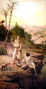 Benedito Calixto Tobias and the Angel china oil painting artist